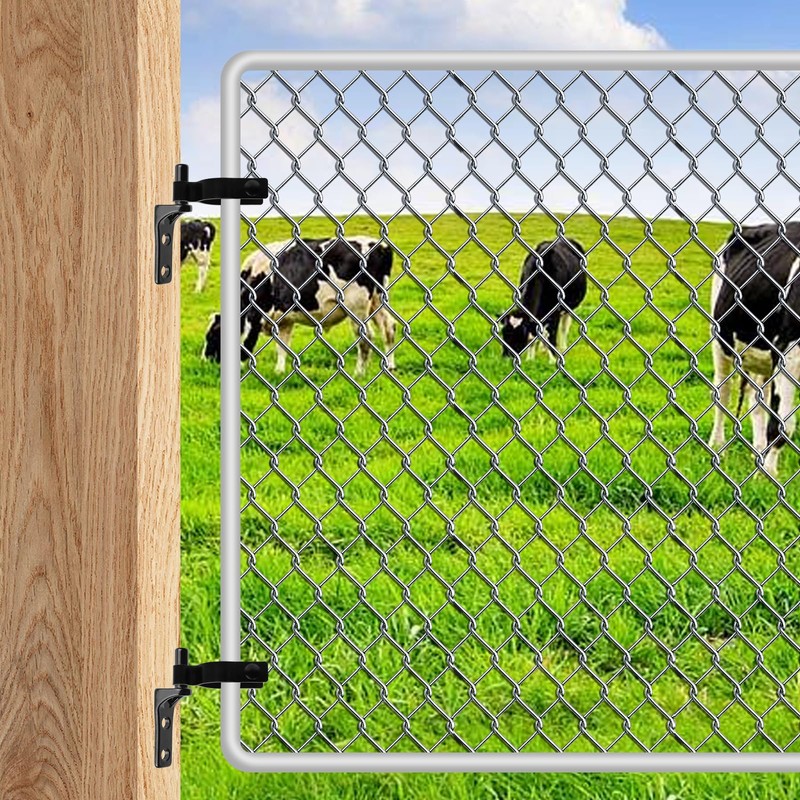 Antrader Cast Gate Hinges,2Pcs 304 Stainless Steel Wall Mount Gate