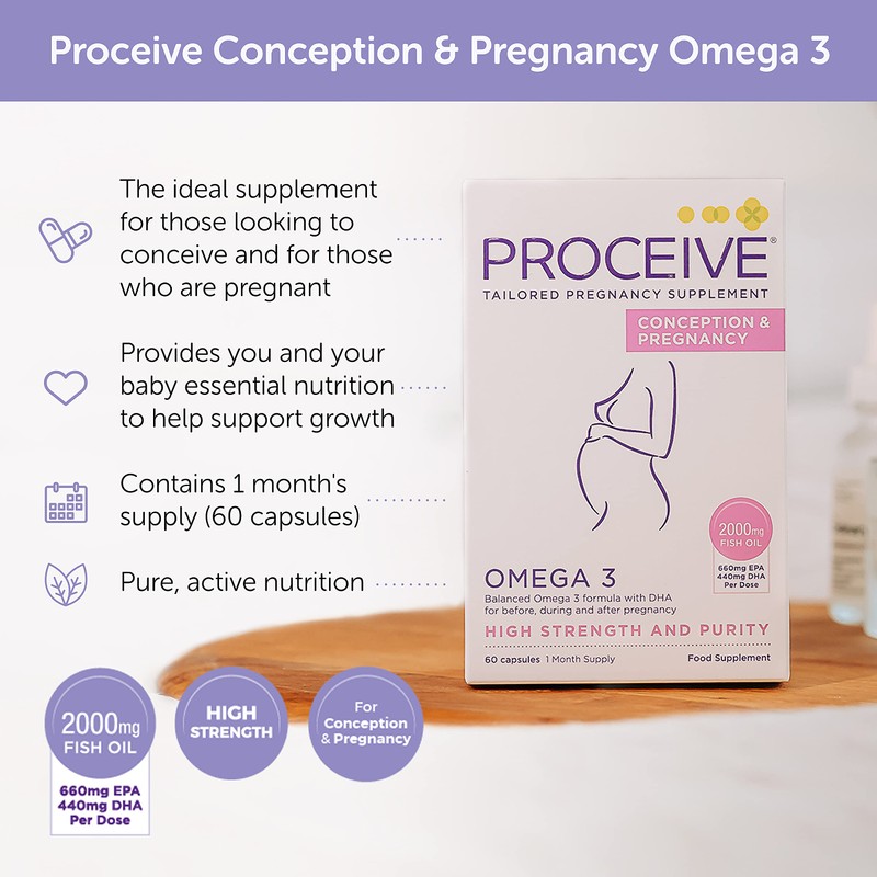 Proceive Conception and Pregnancy Omega 3 - High Strength &
