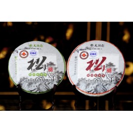 Yunnan Longrun Pu-erh Tea Cake-Pine (Year 2011 Fermented,357g)