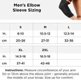 Tommie Copper 4 Tommie Copper Men's Gray Camo Elbow Sleeves Size M New