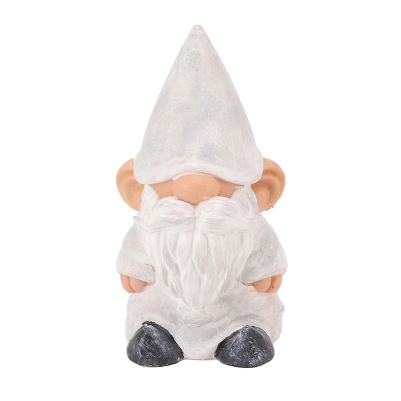 Garden Gnome Resin Structure Stable Bottom Retro Style Gnome Figurine