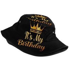 ENBBHZU It's My Birthday Bucket Hat, Funny Birthday Party Hats for Men Women and Teenages