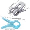 Zhailyn Beach Towel Clips, Clothes Pegs, 9Pcs Double Large Clothes