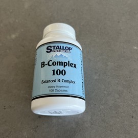 Stallop Formulas B-Complex 100 Balanced B Complex 100 Capsules | Exp 07/2026