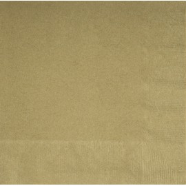 Servilletas de papel, 16,5 x 16,5 cm Azul Claro, 20 Countunidades, Servilletas para almuerzo, Dorado, 1