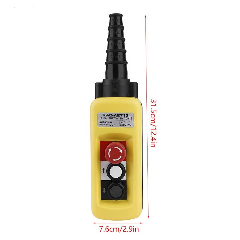 Hoist Crane Push Button Switch with Emergency Stop XAC-A2713 Crane