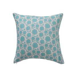 DDintex FLORET LONDON Cushion Cover Hello Sunshine Blue 45x45cm [With Liberty Print]