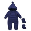 KEOYA Toddler One-piece Romper Thicken Jumpsuit Crawling Suit Down Cotton