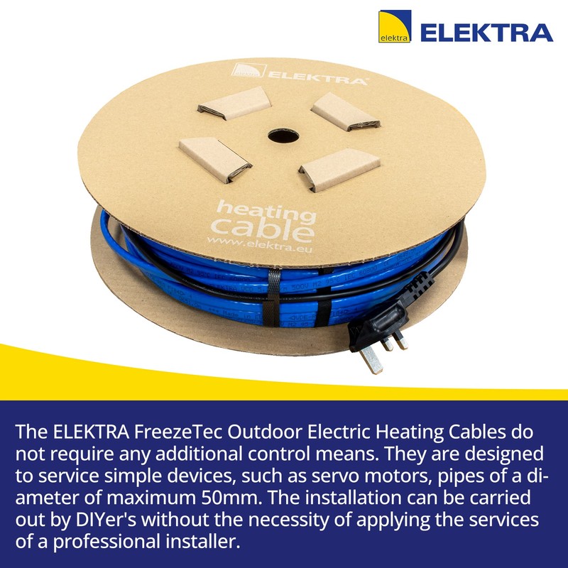 Elektra 2m Frost Protect Freezing Condensate Pipe - Condenser Boiler