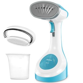 Reemix Steamer for Clothes, Folding Handheld Design Garment Wrinkles Remover, 20g/min Strong Penetrating Steam, 25-Sec Fast Heat-up, for Home, Office and Travel (Large, no Foldable, Aqua)
