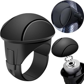 Steering Wheel Spinner (2024 Improved Model), Bearing Construction, Recommended for Veteran Drivers, Present, Large Trucks, Passenger Cars, Light Vehicles, Spinner Knob, Power Handle, Mounting Kit