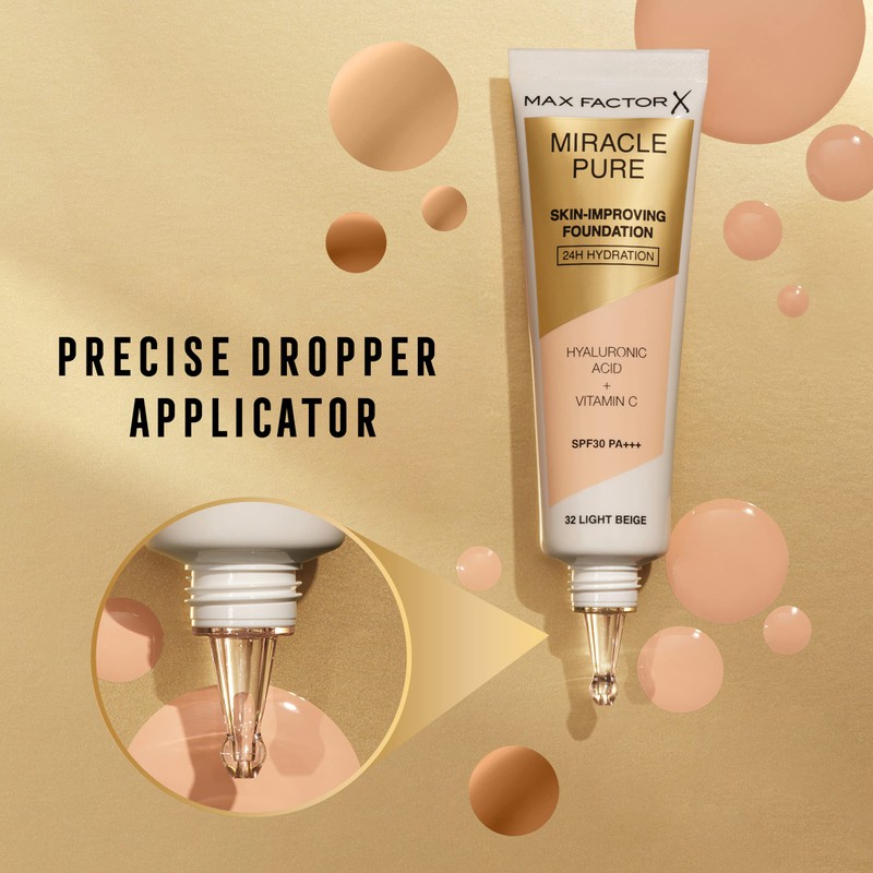 Max Factor Miracle Pure Skin Improving Foundation Colour 50 Natural