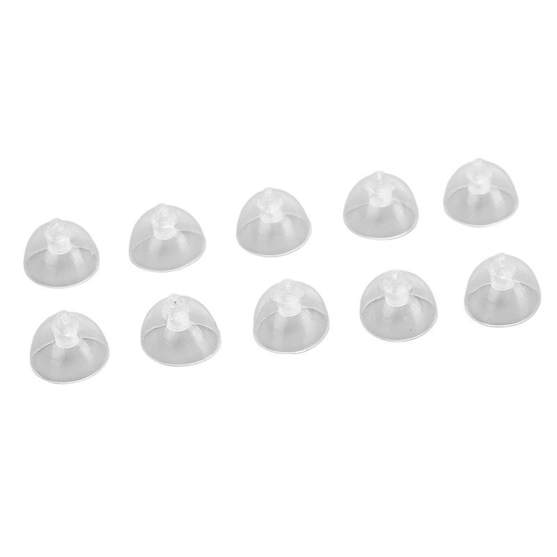 10pcs Sound Amplifier Closed Domes Single Layer Double Hole Silicone