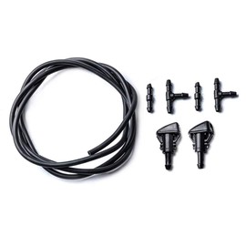Windshield Washer Nozzles Kit, for Chrysler, Dodge, Ram Washer Jet and Fluid Hose with Connector