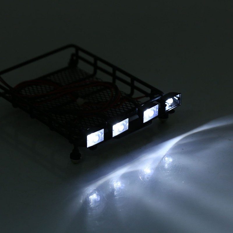 Middle Size Roof Rack Luggage With LED Lights Quadrate for