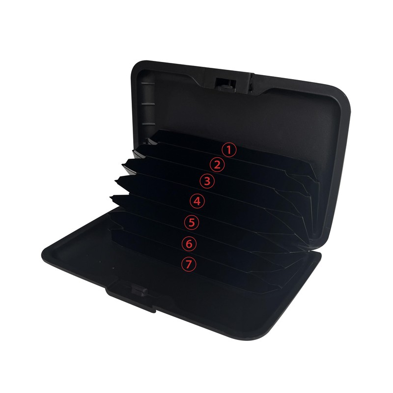 Rykitop Initial Letter Credit Card Holder,RFID Blocking ID Card Case
