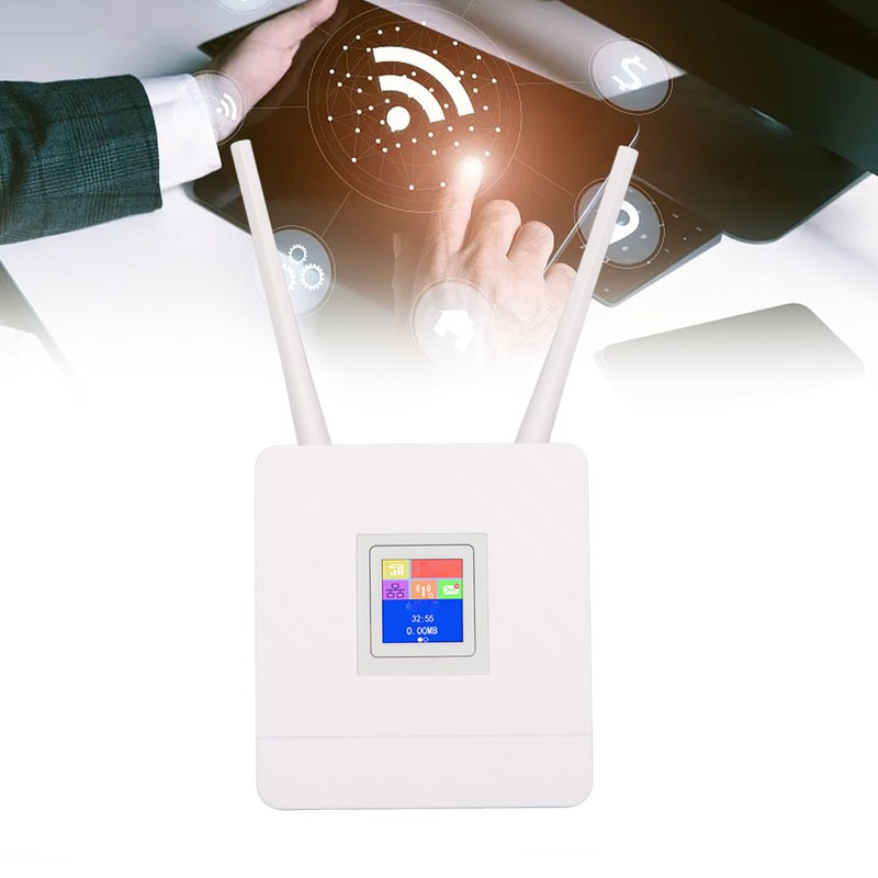 4G LTE CPE WiFi Router 3 Network Interfaces Improved Signal
