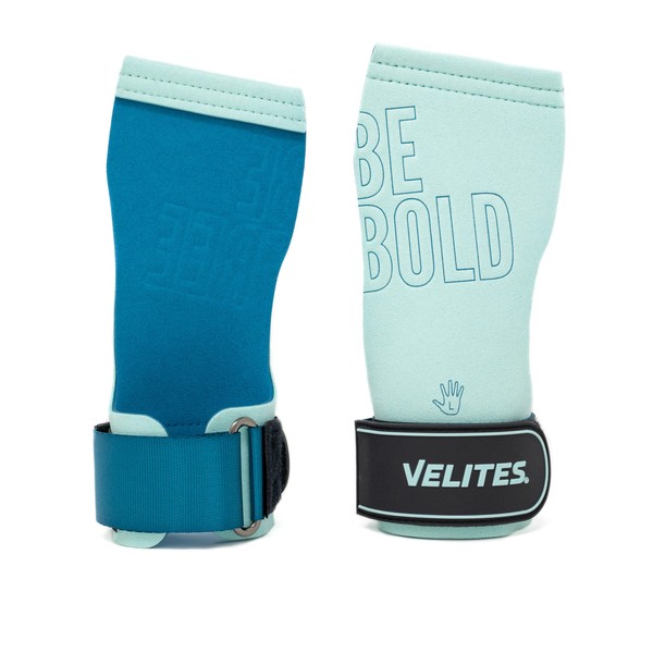 Velites I Quad Pro Hand Grips Size M I Professional Cross Training Gloves or Gymnastics I Suitable for any surface I Use with Magnesium I Design without holes I Includes free bands.