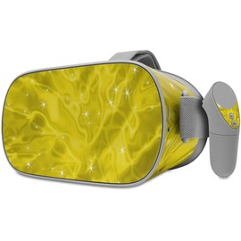 Decal Style Skin Wrap Compatible with Oculus Go Headset - Stardust Yellow (Oculus NOT Included)