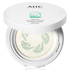 AHC Safe-On Mild Sun Cushion SPF50+ PA++++, 25g, 1 piece / AHC 세이프온 마일드 선쿠션 SPF50+ PA++++, 25g, 1개