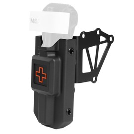 Tactical Holster Extended Support Holder Kit, Pistol Airsoft Holster Extended Support QLS Extension Can Carry Magazine, Hemostatic Box