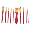 11Pcs Acrylic Paint Brushes Seamless Interface Strong Water Absorption Smoothly