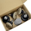 5 PCS Fixed Stationary Castors,Glide Office Chair Wheels For Replacement