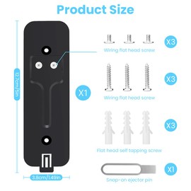 OFFCUP Camera Mount, Outdoor Security Camera Pole Mount Plastic, Security Camera System Universal Pole Mounting Compatible for All Cameras with Standard 1/4 Thread Holes 20 Screw Holes