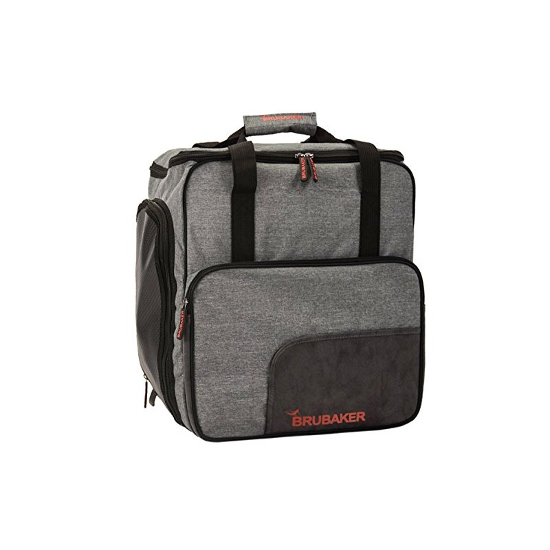 BRUBAKER Ski Boot Bag for Boots, Helmet, Gear and Apparel