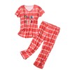 HOWINCO 2 Pack Womens Plus Size Pajama Sets Cotton Pj