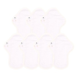 Cloth Napkins, NO 6, Organic Cotton, Set of 7, V08 cl Gauze Linen, Thick, Fluffy
