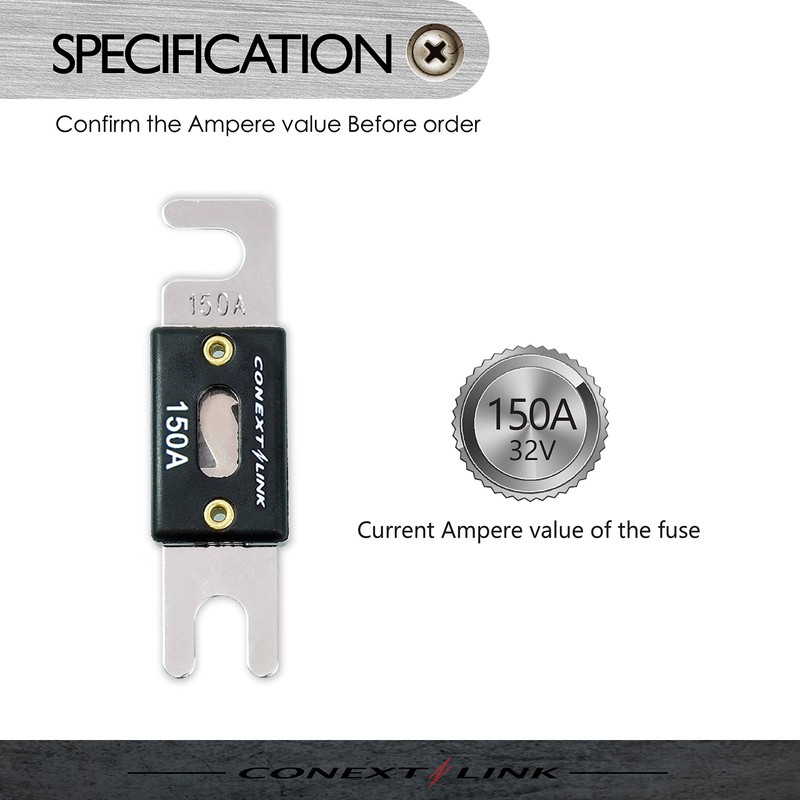 Conext Link ANL150-5 Nickel 150 Amp ANL Fuse 5 Pack