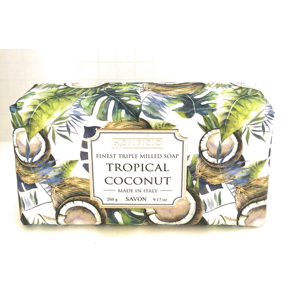 Hopificio Tropical Coconut Triple Milled Soap Bar 9.17 Oz