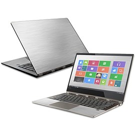 MightySkins Skin Compatible with Lenovo Yoga 920-13IKB - Cold Steel | Protective, Durable, and Unique Vinyl Decal wrap Cover | Easy to Apply, Remove, and Change Styles | Made in The USA