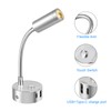 ERWEY 2 LED Reading Lamps, 12 V Motorhome, Touch Dimmable,