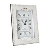 Happy Homewares Traditional 50th Anniversary Clock in White Epoxy with