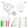 Cookie Decorating Kit Supplies Including 2 Acrylic Cookie Turntable 6