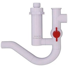 Cool Air CPT-100 Combat P-Trap | Easy-Cleaning HVAC P-Trap with Tab Dispenser | No Venting Needed | Replaces Traditional HVAC P-Traps & Insulation | Compatible with Most Furnace & AC Systems
