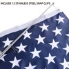 4 PCS 4ft Telescopic Flag Poles,Stainless Steel Handheld Portable Extendable