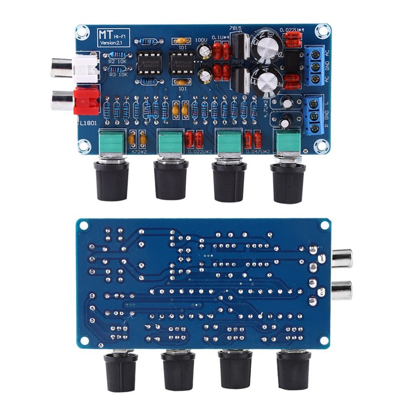 HIFI OP-AMP Amplifier NE5532 Preamplifier Volume Tone Control assembled Board
