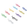 100Pcs Cute Note Paper Clips 10 Colors Metal Music Note