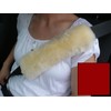 Seatbelt Pad with Strap Sheepskin for Seat Belt Seat Belt