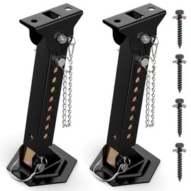 Sulythw Trailer Stabilizer Jacks Telescoping RV Camper Accessories 2PCS Adjustable from 12" to 18", Slide Out Supports 1000 Lbs Capacity Each