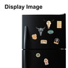2Pcs Hand-Painted Bull Skull Fridge Magnet – Indian Style, Cowboy