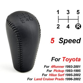 MKptopia Compatible with To-yota Compatible with Hil-ux Car, 5 Speed Gear Shift Knob, Handball Shifter, Manual Transmission