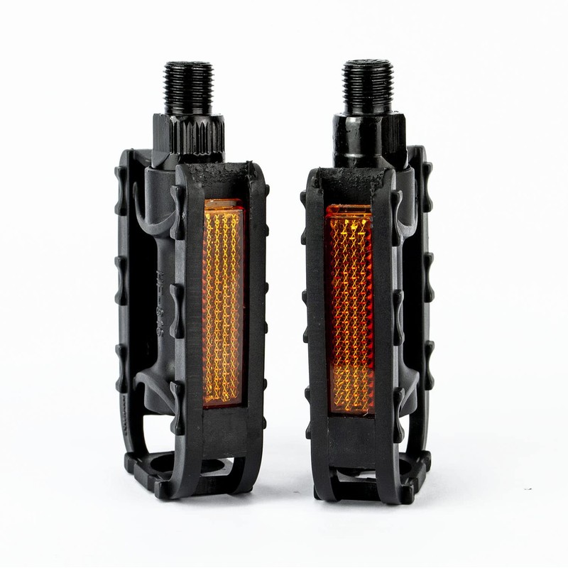 Komodo Kids Bicycle Pedals 1/2" Inch Children Bike Flat Pedal