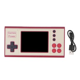 Handheld Game Console 2 Players Classic Retro Lightweight HD Output USB Portable Game Machine with AV Cable