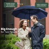 TERRATREK Windproof Umbrella: Strong Fibreglass, Compact Auto Open/Close, Premium Teflon