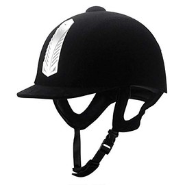 Manken Equestrian Helmet Velvet Horse Riding Hat Sport Helmets with CE Certification for Men Women Children (54cm)