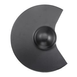 HARFINGTON Bench Grinder Wheel Outer Guard Cover 9.84" Carbon Steel Left Outer Shroud for Bench Grinder Polisher, Black
